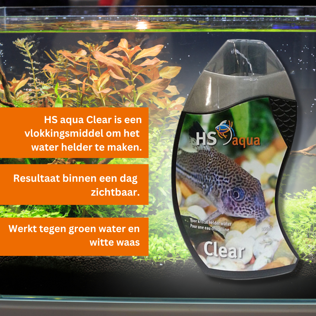 lint Vernauwd Londen HS AQUA CLEAR VOOR HELDER WATER | Aquariumwarenhuis