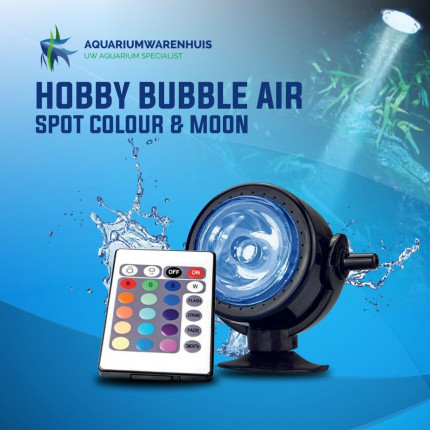 HOBBY BUBBLE AIR SPOT COLOUR & MOON AQUARIUM