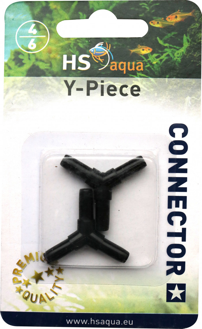 HS AQUA 0032338 Y-Piece 4-6 mm black slang