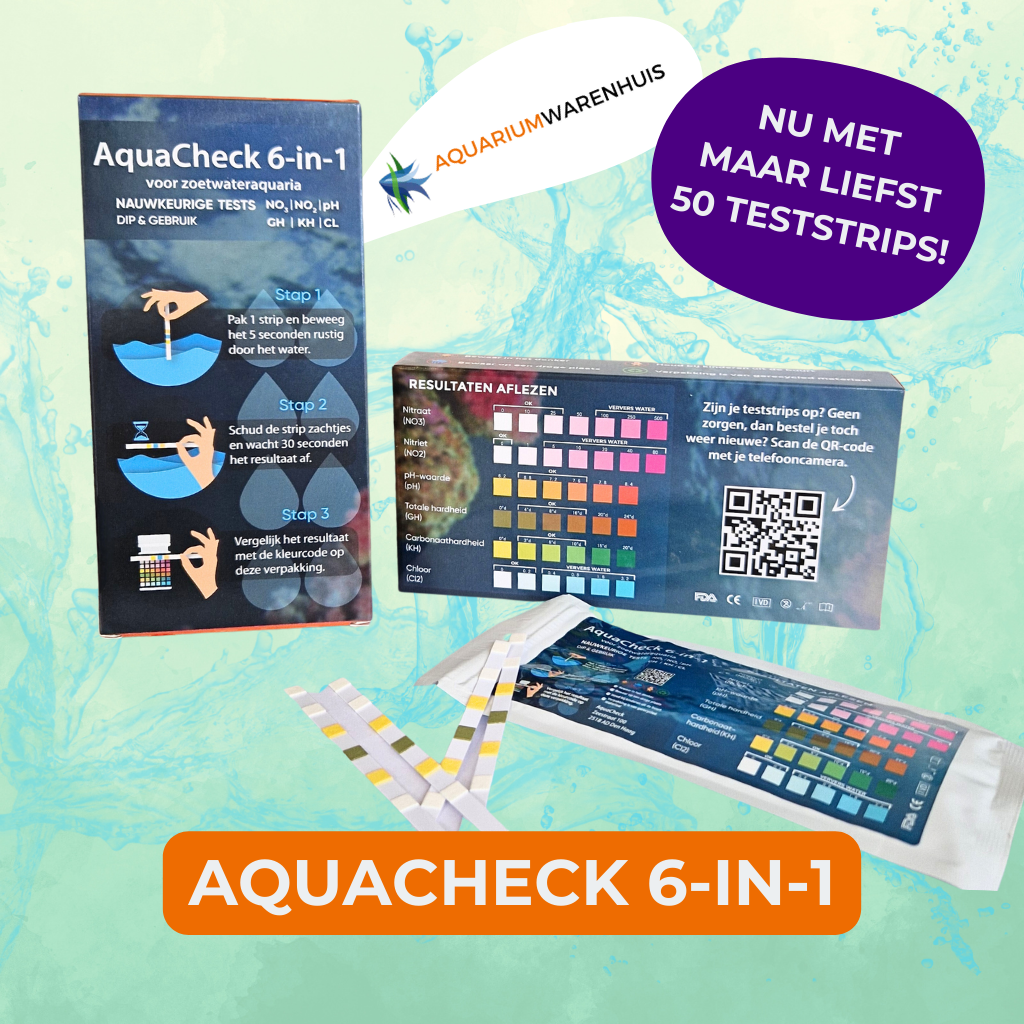 AquaCheack 6 in 1 teststrips featured