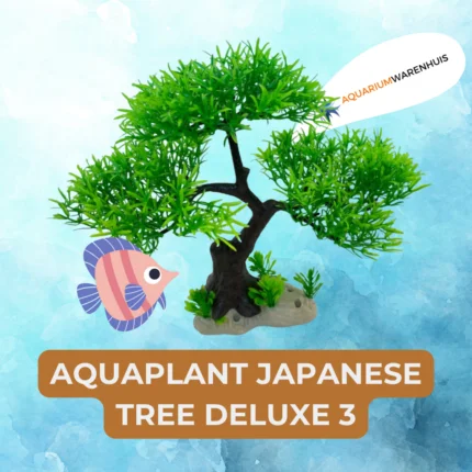 Tyrol - Kunstmatige aquariumplant - Aquariumdecoratie - Kunststof plant op sokkel - Kamerplant Koraal en Plant - Eenvoudig verankeren op de bodem van het aquarium - Gemaakt in Frankrijk