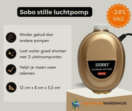 Sobo stille luchtpomp Medium