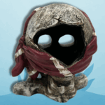 Piraten Schedel Rood Achter