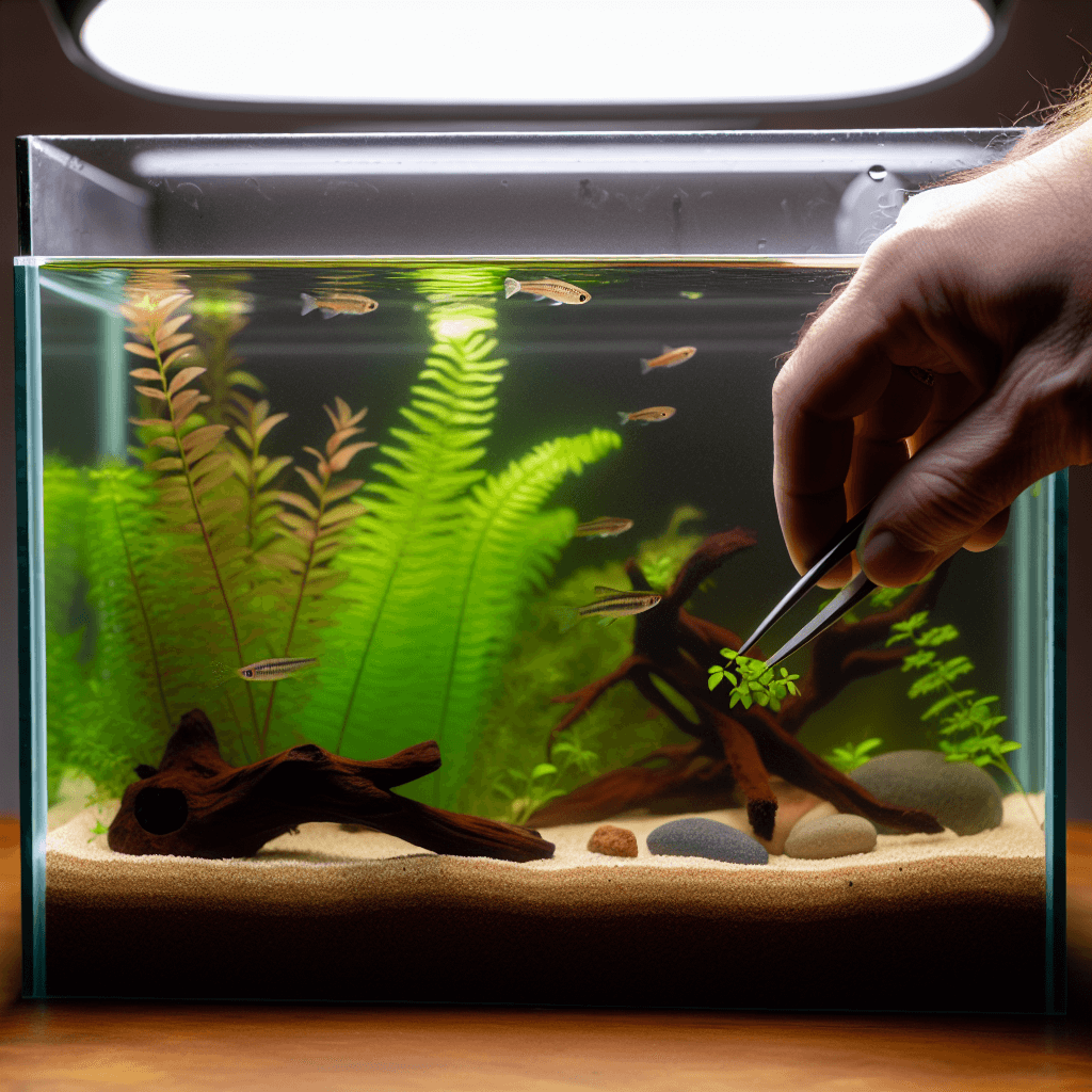 Welke aquariumplanten zijn geschikt voor beginners met guppy's neon tetra's en Java varens