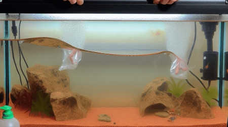 Fouten bij aquarium opstarten met waterplanten verstoorde grindbodem en decoratieve stenen