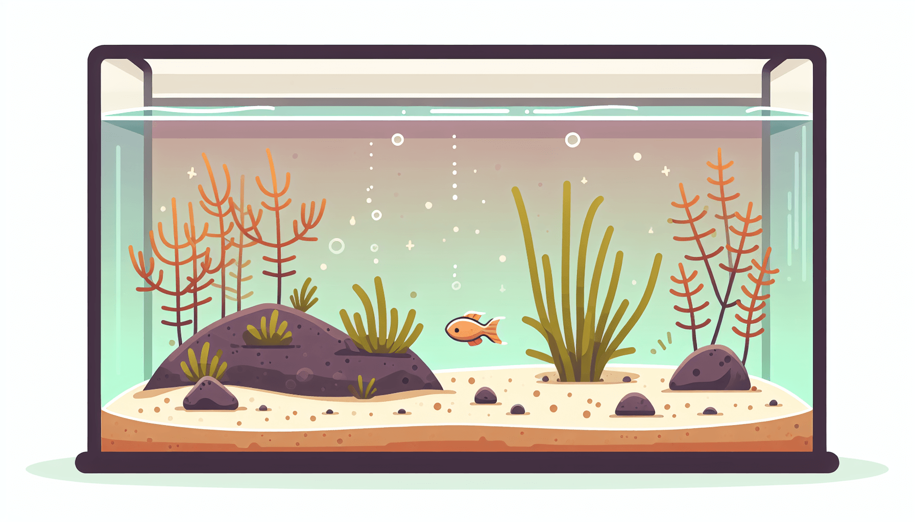 Hoe bruine alg in aquarium bestrijden met waterplanten en filterbuis