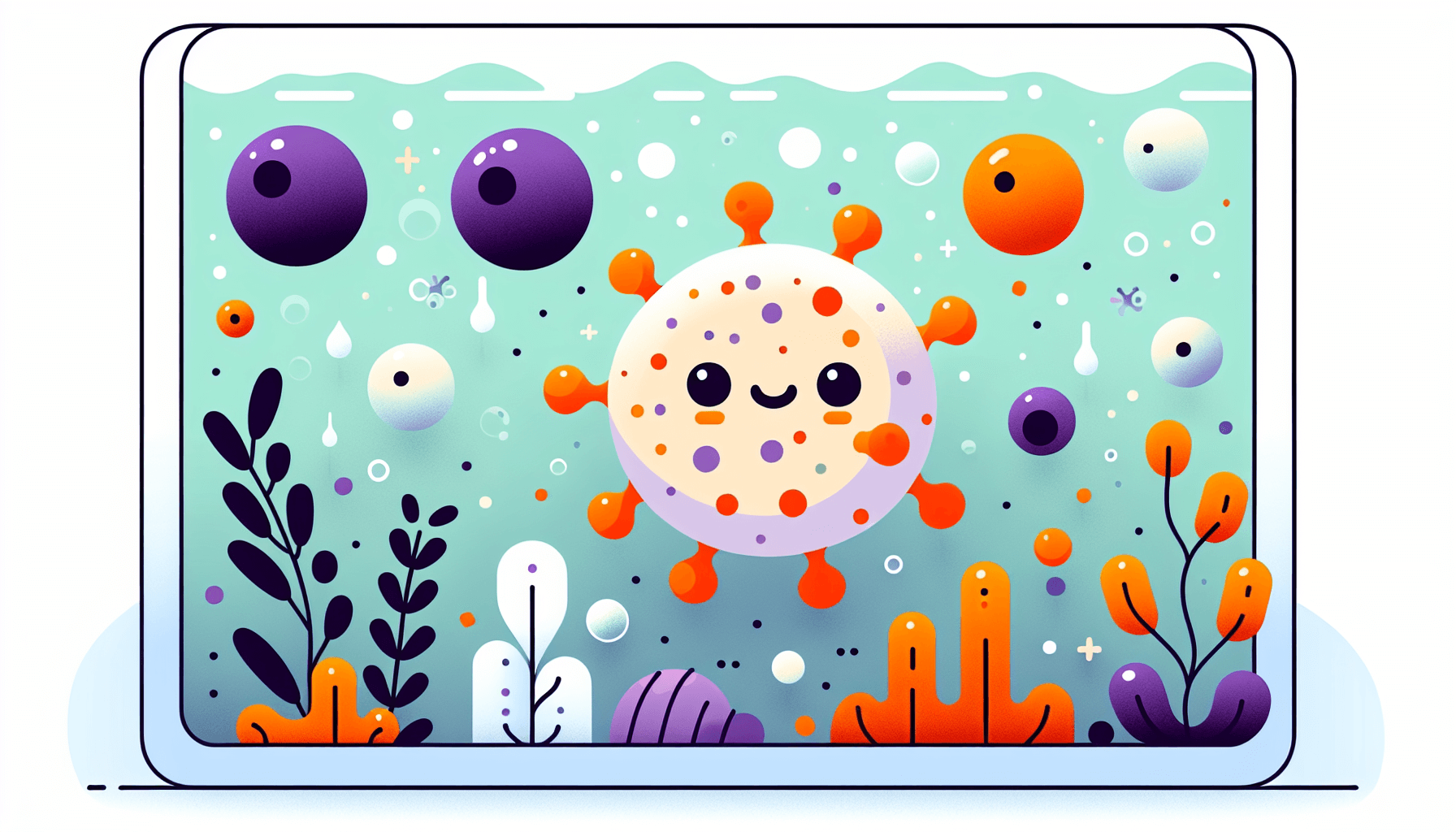 Wat doen macrofagen in een aquarium met kleikleurig substraat en filterbuis