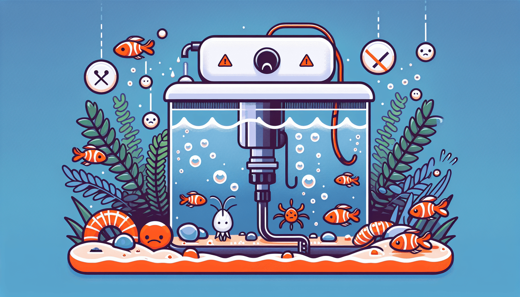 Wat te doen bij filtercrash aquarium met troebel water vissen en grind