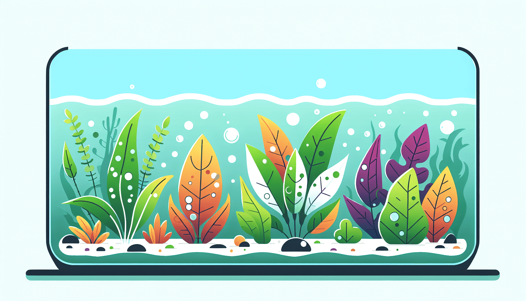 Hoe herken en voorkom je voedingsgebrek bij aquariumplanten met verkleurde bladeren en grind
