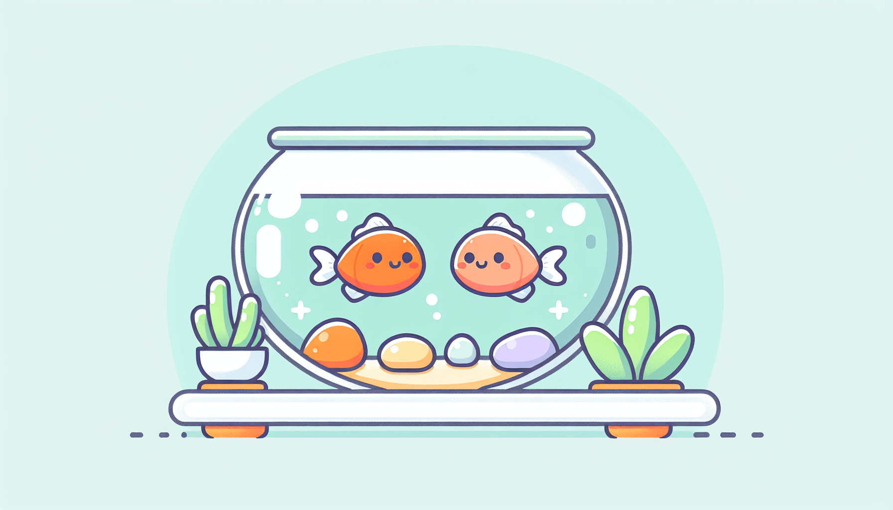 Stress bij aquariumvissen met waterplanten en filterbuis