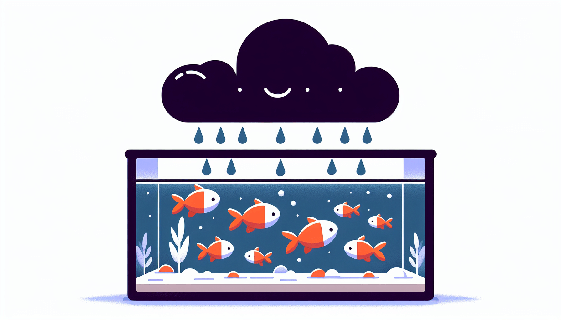 Hebben weersveranderingen invloed op aquariumvissen met tropische vissen en waterplanten