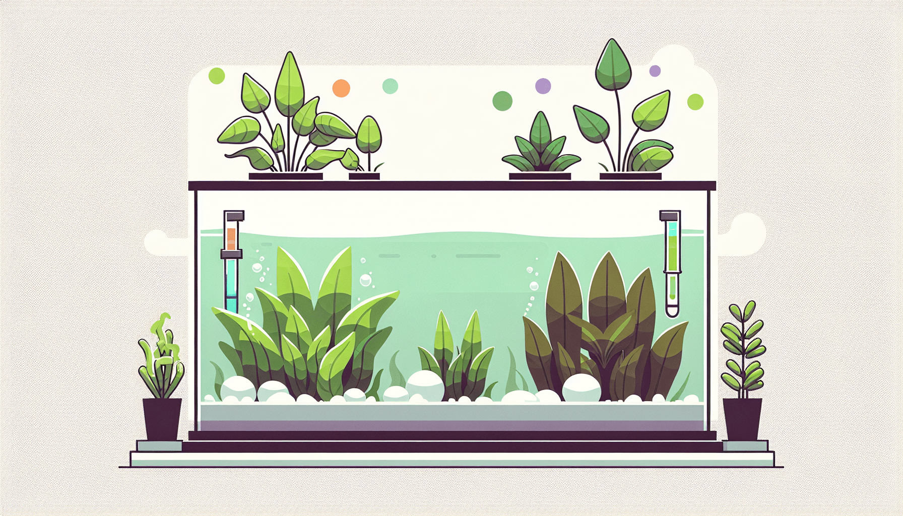 Waarom sterven aquariumplanten na aanschaf met bruine bladeren en grind