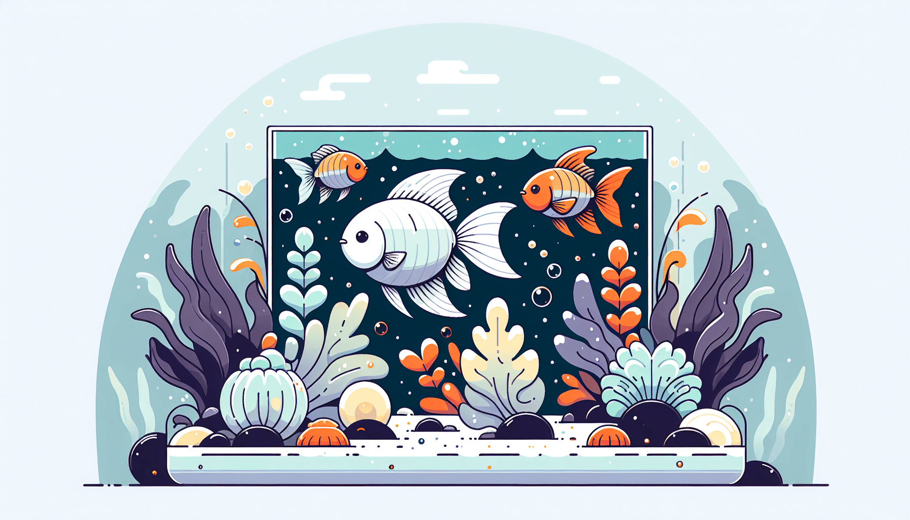 Waarom veranderen aquariumvissen van kleur met waterplanten en temperatuurmeter