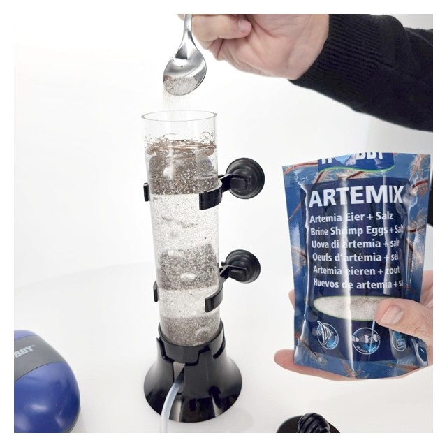 Poedervormig Visvoer HOBBY Oeufs D'artémia 150 Ml De Hobby Hobby Microcell Poedervormig Kweekvoer 240 Ml