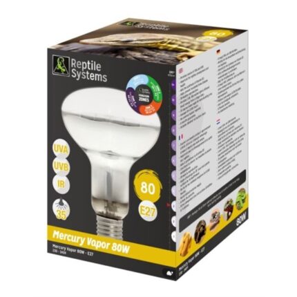 AS REPTILE MERCURY VAPOR UV van Reptile Systems met UVB en warmte