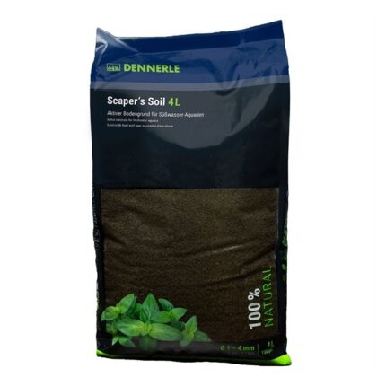 DENNERLE SCAPER'S SOIL ZWARTE BODEM 1-4 MM 4 L