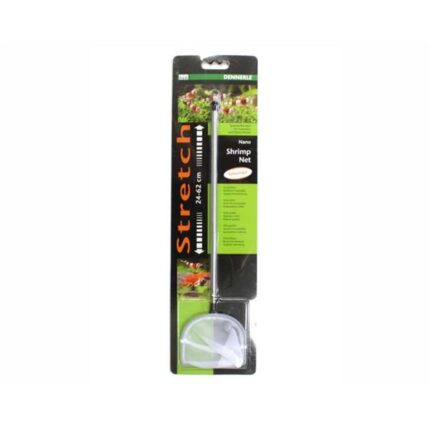 DENNERLE NANO SHRIMP NET, GEBOGEN, GROOT, WIT 8 CM