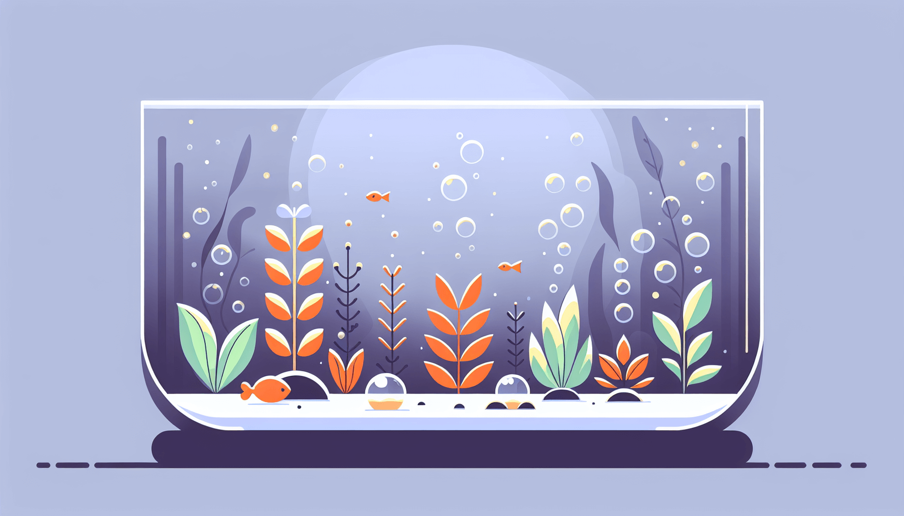 Zuurstoftekort door CO2 in aquaria met waterplanten grindbodem en temperatuurmeter